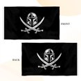 thumbnail image 5 of Yanbooch Mandalorian Pirate Jolly Roger Military Tactical Flag banner with Grommets Man cave Decor 3x5Feet, 5 of 5