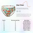 thumbnail image 7 of CHICTRY Kids Girls Solid Color Swim Triangle Briefs Gymnastics Dance Bikini Bottoms Orange Flowers 8, 7 of 7