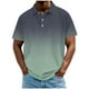 thumbnail image 2 of Blusa y camisa de manga corta con cuello vuelto para hombre, informal, de moda, de color liso, con botones, solapa y hebilla de gancho, camiseta de manga corta de poliéster para hombre., 2 of 5