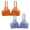 Orange, variant on LLYWEY Cotton Bras for Women No Show Bra Ladies Training Bra Style-1299 Women's Plus Lace Bra Feature Adult Female High Impact Sports Bras Orange 40B