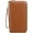 Brown, variant on Wallet for Women RFID Blocking Leather Credit Card Wallet Travel Passport Phone Purse with Removable Wrist Strap