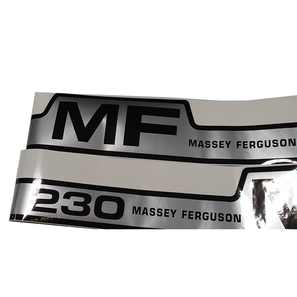 Massey Ferguson 230 Hood Decals 