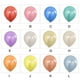 thumbnail image 5 of Bewildely 100 Uds 10 pulgadas 1,5g Globos de látex perlado fiesta de feliz cumpleaños boda adornos navideños Globo niños bolas de aire Globos Kits de decoración para fiestas Azul claro Bewildely HA002049-24, 5 of 6