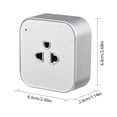 thumbnail image 3 of Riwcyla Track Sockets Power Track Socket Outlet Electric Mobile Track Socket Power Track Adapter for Office Kitchen and Living Room for The Second Track, 3 of 6