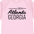 thumbnail image 4 of Inktastic From Atlanta Georgia in Black Distressed Text Boys or Girls Long Sleeve Baby Bodysuit, 4 of 5