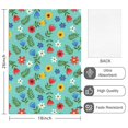 thumbnail image 2 of 2 Pcs Pioneer Flower Floral Print Pattern Kitchen Towels, Funny Microfiber Dish Towel Set, 18" X 26" Tea Towels, 2 of 6