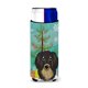 thumbnail image 1 of ""Caroline'S Treasures Árbol de Navidad y perro salchicha negro y fuego de pelo largo Michelob Ultra Koozies para latas delgadas multicolor"", 1 of 1