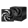 thumbnail image 1 of ARCTIC P12 (5 Pack) - 120 mm Case Fan, Pressure-optimised, Value Pack, Very quiet motor, Computer, Fan Speed: 1800 RPM - Black, 1 of 6