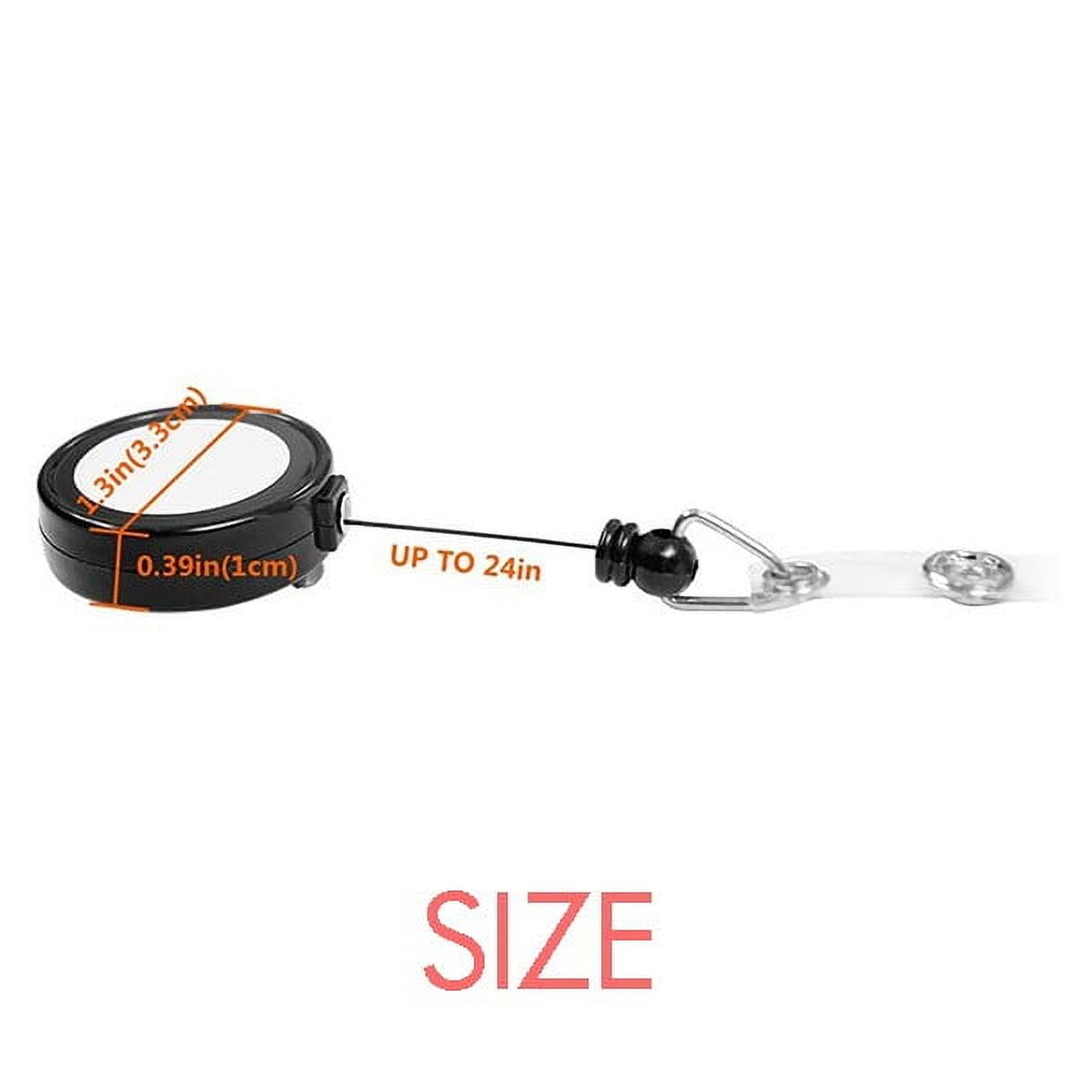 Rising Falling Living Standards Retractable Keychain Badge Holder ID Badge
