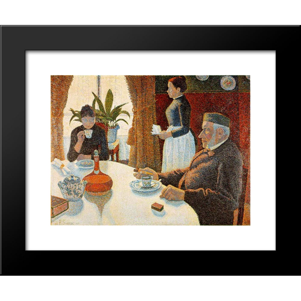 Breakfast (The Dining Room) 20x24 Framed Art Print by Paul