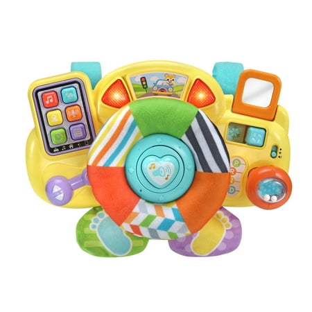 vtech baby bopping & cruising baby driver plastic, plush baby and toddler toys