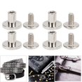 thumbnail image 1 of Ccdes Rivet à Tête Plate, 50 Set 8mm Cuivre Pur Rivets à Tête Plate Kit de Vis de Sangle en Cuir pour Fixation sur Ordinateur Portable, Rivet de Fixation, 1 of 8