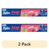 (2 pack) Ziploc® Brand Storage Bags with Power Shield Technology, Two Gallon, 12 Count