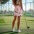 thumbnail image 4 of Garronmavis Women's Golf Skort A Line Cute Tennis Skorts Mini Casual Skirt with Short Pockets Workout Skirt Womens Animal Print Skort, Cute Pink Leopard, Size S, 4 of 7