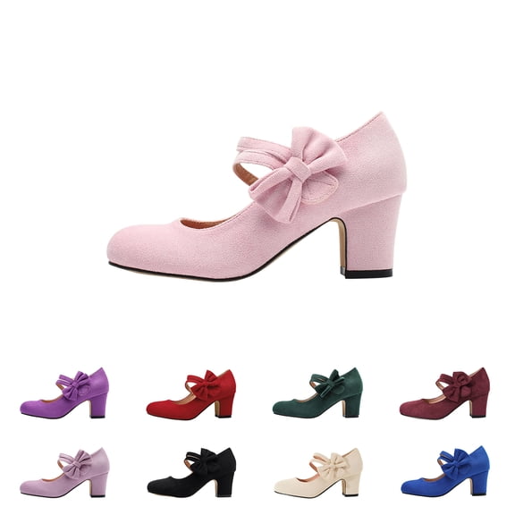 1920S Shoe for Women Vintage Mary Janes Lace Up Bridal Shoes Closed Toe Dress Shoe Chunky Heel Pumps Wedding Shoes, 37