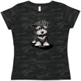 thumbnail image 3 of Inktastic Schnauzer Pup Women's T-Shirt, 3 of 5
