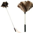 thumbnail image 2 of WHEANG Feather Duster With Stainless Telescopic Handle Multi Purpose Dusting Tool For Home Car And Anti Static Washable And Reusable, 2 of 4