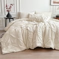thumbnail image 1 of Juego de Ropa de Cama Maple & Stone Talla Full con Edredón 7 Piezas Crema, 1 of 6