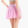 thumbnail image 6 of HZLPFO Womens Skirt Tennis Skirts for Women Pleated Athletic Skort Lightweight Golf Skirts with Shorts Pocket Workout Pickleball Light Pink,L, 6 of 7