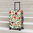 thumbnail image 6 of Susaid Vegetables Print Elastic Washable Suitcase Cover with Hidden Zipper, Fits 18-32 Inch Luggage for Protection During Travel-Medium, 6 of 7