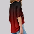 thumbnail image 5 of Cilsoka Summer Tank Tops for Women 2026 Green Print Blouses for Women Womens T Shirts Graphic Tees Womens Workout Tops Long Length Button Down Shirts Green, 5 of 6