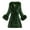 Green, variant on Women's Elegant Solid Color Outerwear Long Big Fur Collar Faux Fur Jacket Casual Lapel Collar Long Sleeve Open Front Winter Shaggy Cardigan Winter Coats Fuzzy Overcoat