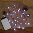 thumbnail image 4 of 30LED Amethyst String Lights White Light Battery Christmas Decor (ZZ0618), 4 of 9