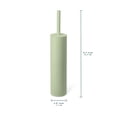 thumbnail image 3 of Acento Slim Round Holder Metal Removable Plastic Liner Tall Toilet Brush in Soft Touch Sage Green, 3 of 11