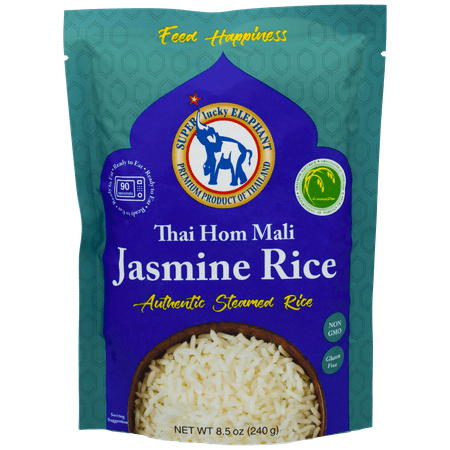 Super Lucky Elephant 8.5 Oz. Jasmine Rice ((( BBD: Oct. 2022)))