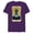 Purple, variant on Marvel Tarot Arcana Black Panther as the Judgement Card - Short Sleeve Blended T-Shirt for Adults - Customized-Navy Heather