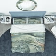 thumbnail image 3 of Designart 'Fire and Ice Minerals VI' Geometric Duvet Cover Set, 3 of 4