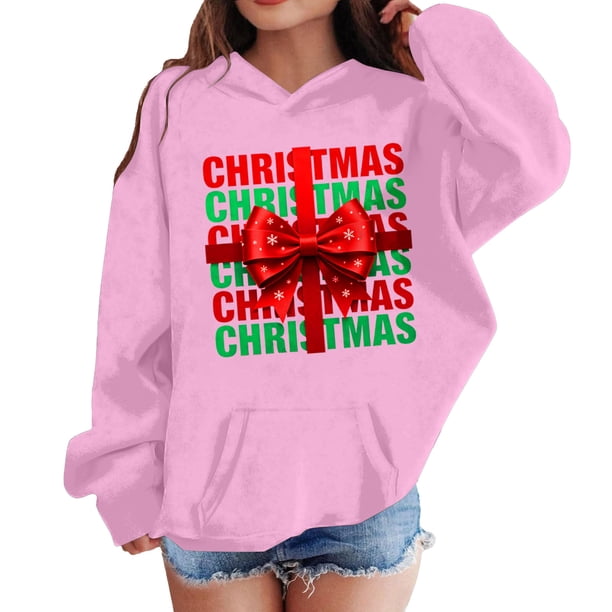 Sudadera con capucha para niñas y niños, sudadera de manga larga con cuello redondo y estampado de moda, jersey con bolsillo, sudadera de poliéster para niñas