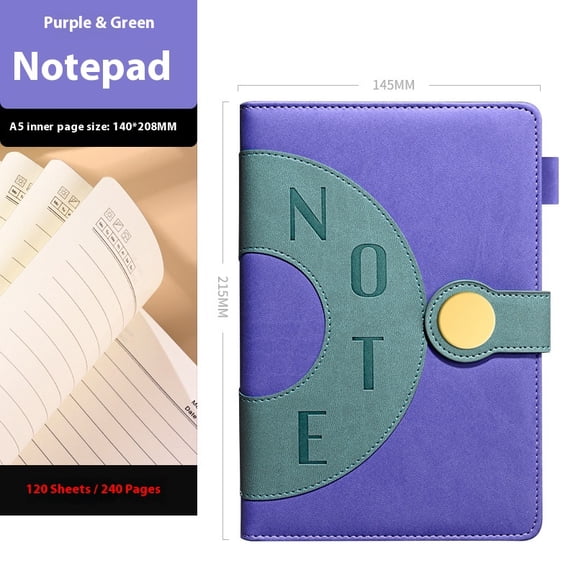 2pcsPurple+sapphire bluePersonalized Composition Notebook Cover,Handmade Leather Composition Cover, Composition Book Organizer; Gift For Student, Writer