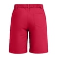thumbnail image 6 of Gubotare Boys Shorts Casual Lightweight Quick Dry Stretch Pull on Chino Golf Shorts Teen Girls Kids School Uniform Clothes Size 9-10 (Red,9-10 Years), 6 of 6