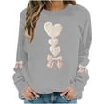 thumbnail image 6 of ZyeKqe Sweatshirts for Women Plus Size Valentines Day Pullover Tops Fleece Lined Long Sleeve Loose Casual Fashion Shirts, 6 of 6
