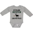 thumbnail image 3 of Inktastic Hunting Future Hunter Like Uncle Boys or Girls Long Sleeve Baby Bodysuit, 3 of 5