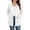 *White, variant on VBVC Women's Sheer Chiffon Long Sleeve Cardigan , Lightweight Cover Up For Women,Ladies' Open Front Top with Pockets,Black,S-3XL