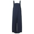 thumbnail image 3 of KEINXS Women Baggy Tulip Hem Loose Jumpsuits Overalls Square Neck Sleeveless Bib Pants with Pockets Plus Size, 3 of 6