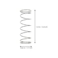 thumbnail image 2 of FONWILYO Ensemble de Ressorts de Trompette en Acier Inoxydable Argenté Accessoires Durables pour Moto 6 Pcs, 2 of 8