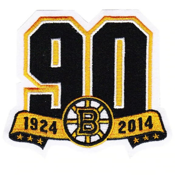 2013 Boston Bruins Team 90th Anniversary Season Logo Jersey Patch