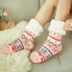 thumbnail image 4 of Calcetines térmicos, cálidos, suaves y acogedores para mujer, ideales para invierno, clima frío y uso en interiores. Rosado, 4 of 9