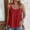 Red, variant on Giftesty Tank Tops for Women 2024 Women's New Tank Top Round Neck Solid Color Casual Fashion Top