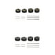 thumbnail image 1 of Paquete de 8 Neumáticos de Rueda de 11 Mm a 1/64 para Piezas de Mejora de Vehículos Car, 1 of 9