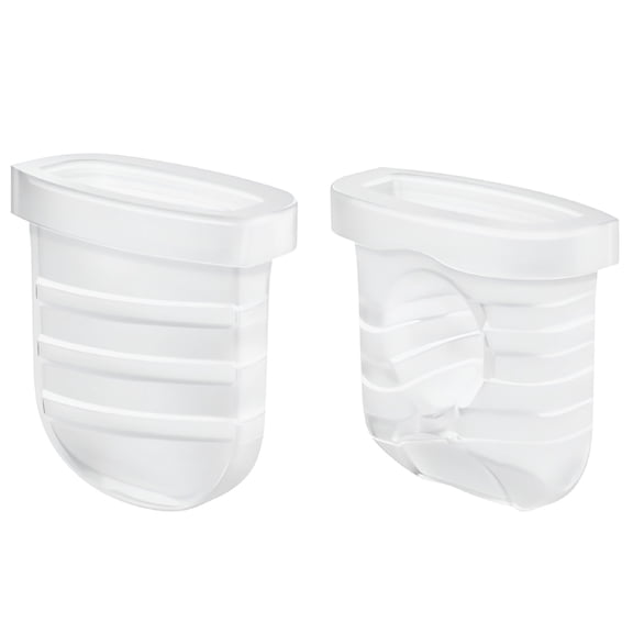 XIRQI 2pcs 24mm Silicone Flange/Shield Compatible with Breast Pump Replacement Parts, for 24mm Flange