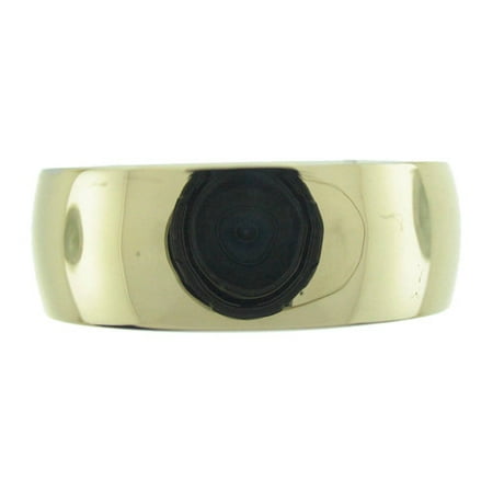 Bonded Silver/10kt Gold 8mm Band