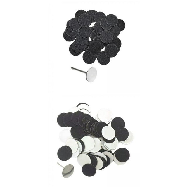 2 cajas de papel de lija, almohadillas reemplazables, papel de lija para lima eléctrica para pies, 15 mm, 35 mm Yinane Papel de lija reemplazable