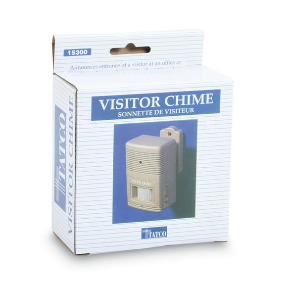 Tatco Visitor Chime - Audible - Security Alarm - Gray (TCO15300)
