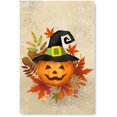 thumbnail image 1 of Awkward Styles Halloween Poster Wall Art Fall Leaves Pumpkin Home Decor Prints, 1 of 3