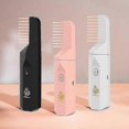 thumbnail image 2 of Electric Hairbrush Incense Burner for Bakhoor Ramadan Dukhoon Arabic Aroma Diffuser for Home, Office, Car, Rechargeable Mini USB Hk Pink, 2 of 5