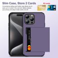 thumbnail image 3 of for iPhone 15 Pro Max Wallet Case with Screen Protector & Camera Cover 4-in-1 Full Body Hybrid iPhone 15 Pro Max Case with Card Holder Shockproof Protective Phone Case for iPhone 15 Pro Max, 3 of 14